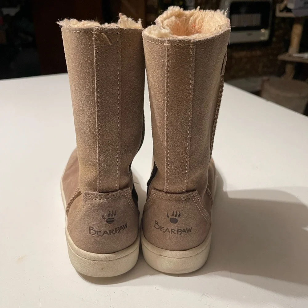 BearPaw Delaney Suede Wool Blend Sneaker Boots - Women's Size 6